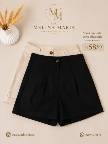SHORT EM LINHO