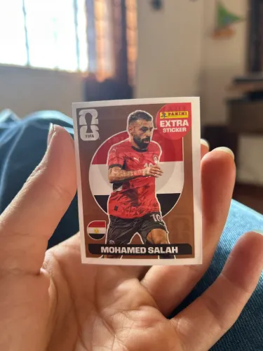 Figurinha Extra Legend Bronze Mohamed Salah Copa 2026