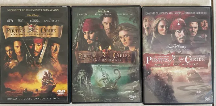 ? Piratas do Caribe ? Trilogia em DVD | Boxes Originais em Excelente Estado