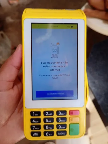 Maquineta funcionando perfeitamente motivo da venda comprei outras da Ton