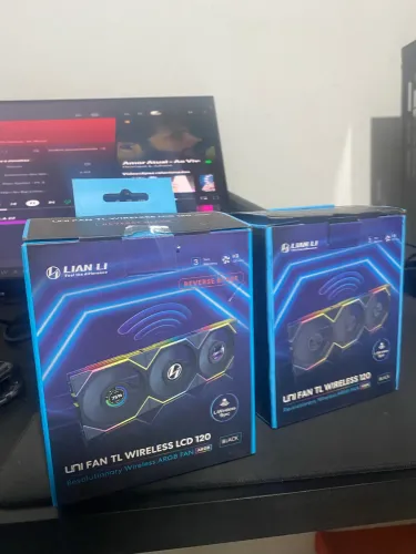 6 fans li an li  uni fan com LCD e Sem 