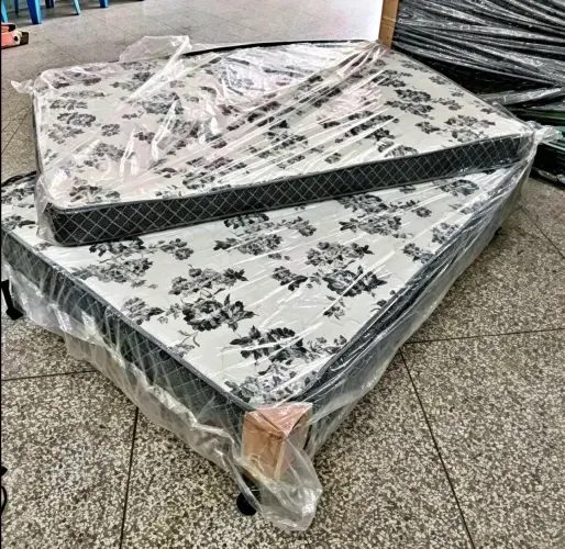 CAMA BOX + COLCHÃO CASAL