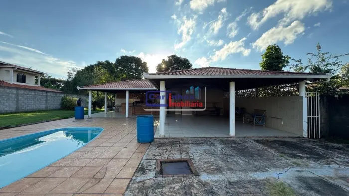 Chácara com 1 quarto, área gourmet e piscina no bairro Residencial Ouro Verde, Igarapé/MG