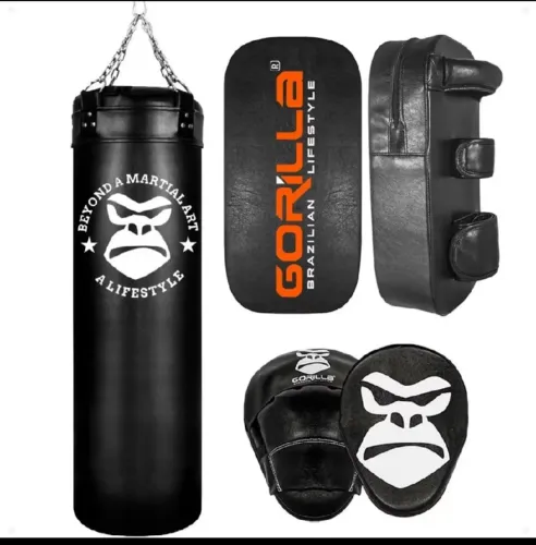 Kit gorilla. Saco de pancadas 1, 20 MT e aparador de soco e chute. Entrega grátis 