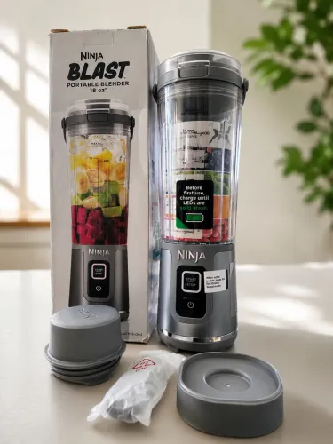 Liquidificador Portátil Ninja Blast 18oz Original Recarregável Novo