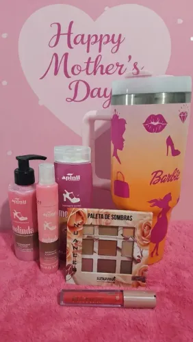 Cosméticos e confecções