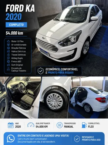 Ford KA+ Sedan 1.0 Tivct Flex 4P 2020