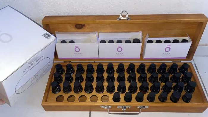 Kit de óleos e difusor doterra