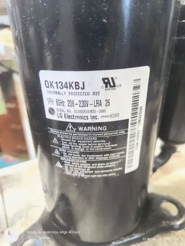 Compressor de ar condicionado 9000 btus