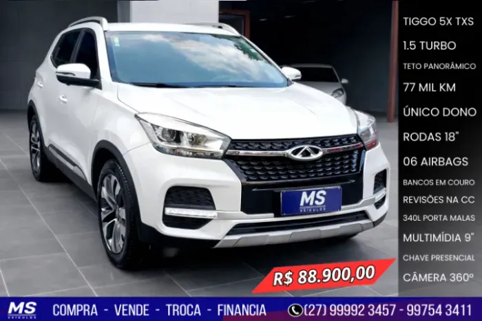Chery Tiggo 5X TXS 1.5 16V Turbo Flex Aut. 2021