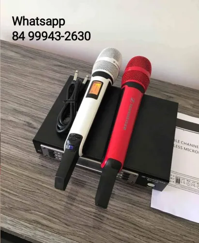 Microfone Profissional Sem fio Sennheiser Duplo Ew135G4 (Novo, em estoque) 