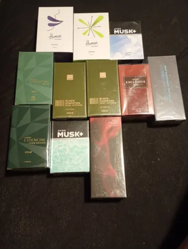10 Perfumes masc Natura e Avon - vendo lote ou partes