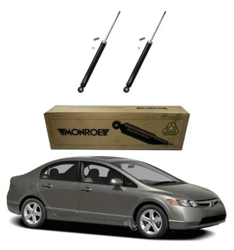 Par Amortecedor Tras Honda Civic 2006 2007 2008 2009 2010-2012 Não Si Monroe Sp251