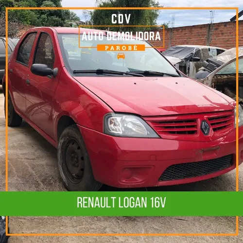 Sucata Renault Logan 1.0 16V 2008/2009 para venda de peças