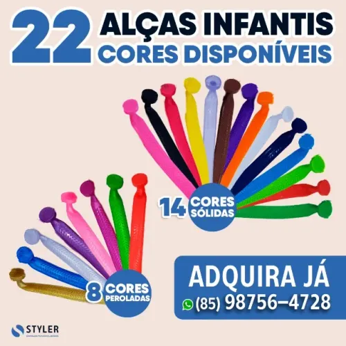 Alças Infantis Para Chinelos