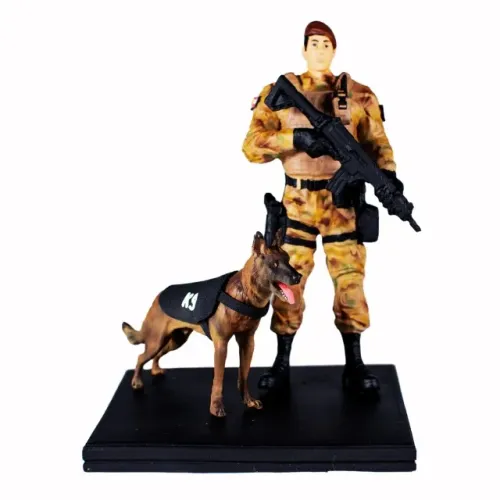 Estatueta Polícia Militar K9