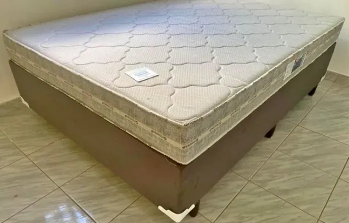 Cama box colchão e base (novo) brinde