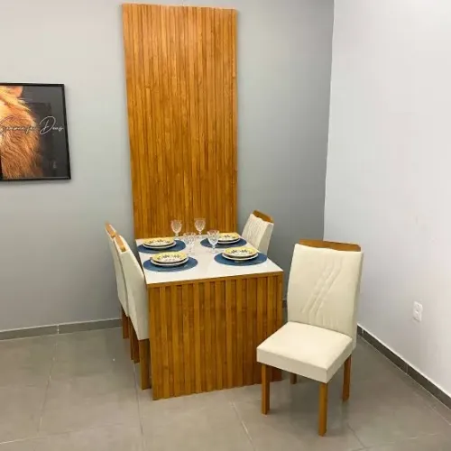 Mesa 4 cadeias ripado Cancún luxo / ENTREGA HOJE !!! 