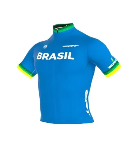 Camisa Ert New Elite Brasil Azul Xtreme Dry Uv 50 Modelagem Race 9637