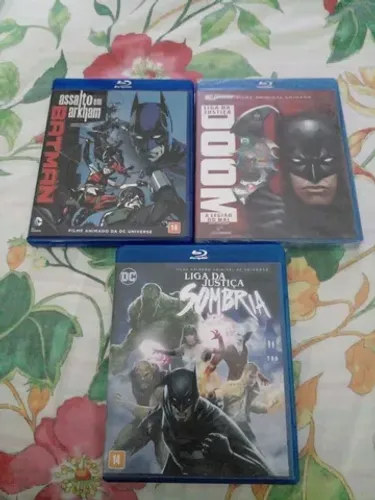Blu-rays Batman/Liga da Justiça