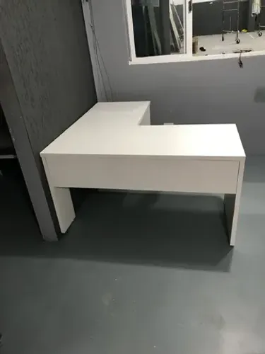 MESA EM L BRANCO TX