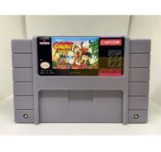 Jogo fita Pateta (goof troop) em português Br super Nintendo.
