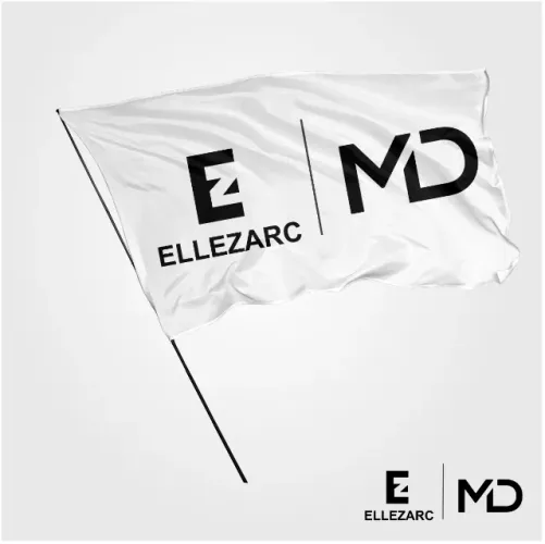 Criamos sua Bandeira, Confira !  Personalizada com sua arte