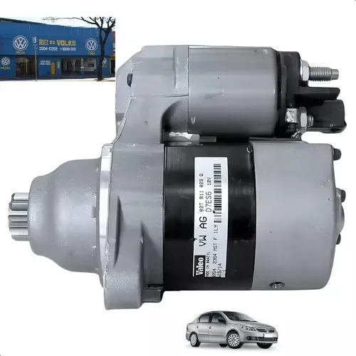 Motor de arranque 9 dentes original Valeo Voyage G5 2009, 2010, 2011, 2012, 2013 