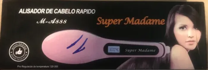 Alisador de cabelo Super Madame