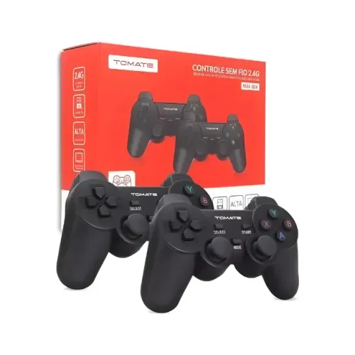 (NOVO) Kit 2 Controles Sem Fio Para PC Tomate MAY-004