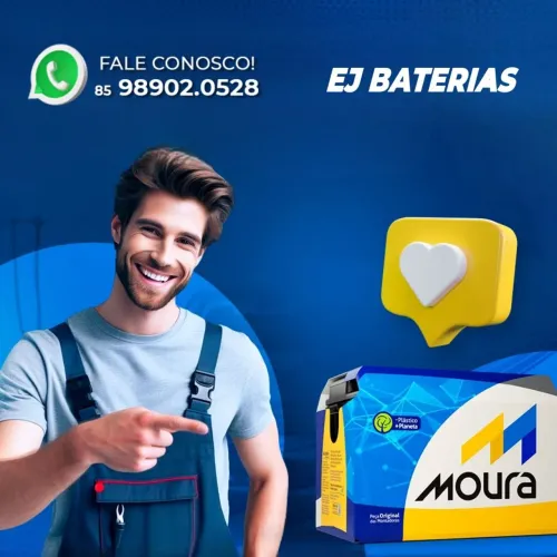 Bateria 60 amperes moura Fortaleza bateria c4 saveiro