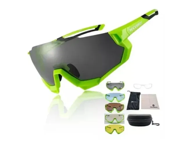 Oculos Ciclismo Rockbros 5 lentes