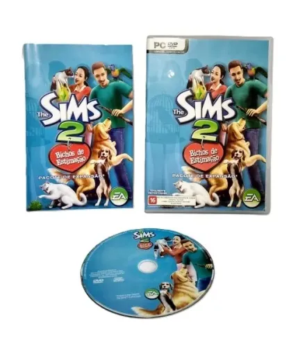 jogo pc the sims 2 pacote de expansão bichos de estimação