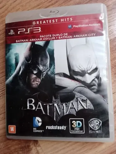 Jogo Batman Arkham asylun+Batman Arkham city