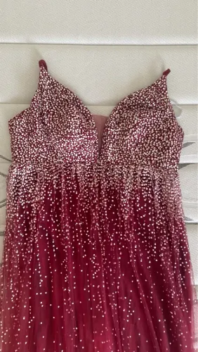 Vestido vinho festa (ideial para formatura, casamento, aniversário e festividades)
