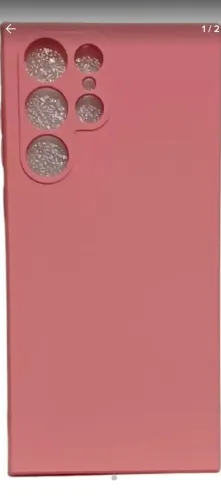 Capa para Samsung S22 Ultra - Silicone Aveludado - Cor Iogurte