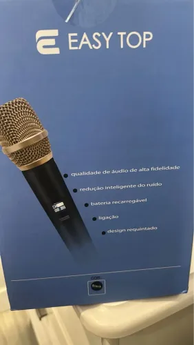 Microfone Sem Fio Easy Top - Qualidade e Design