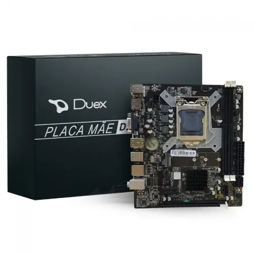 Placa Mãe LGA1150 H81 DDR3 c/ M.2 4ª Geração Duex - 1 Ano de Garantia - WZetta