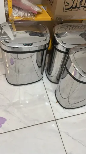 Lixeiras Automáticas de Aço Inox 50L