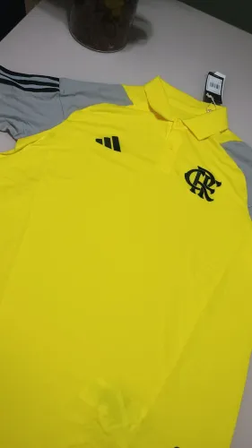 Camisa polo amarela CRF 