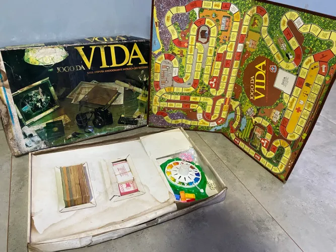 Jogo da vida retro anos 80