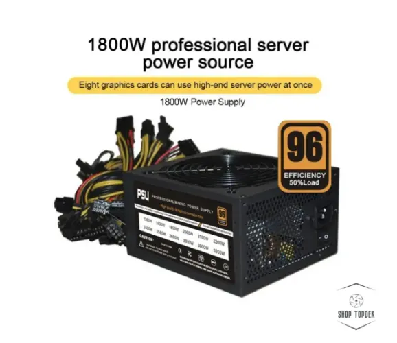 Fonte ATX 1800W 96 Gold Mineração/Gamer - PROMOÇÃO