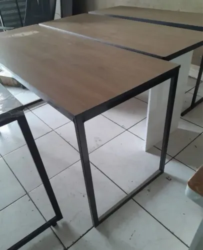 Nova - mesa industrial em mdf - frete grátis