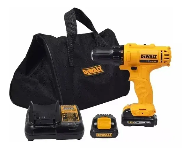 Furadeira Parafusadeira 12v 3/8 Com 2 Bat Dcd700c2 Dewalt