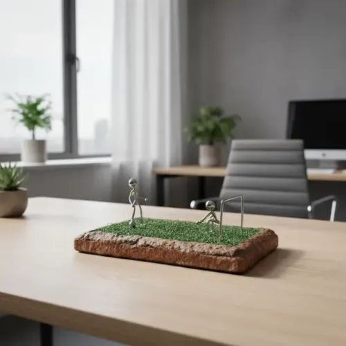Campinho Da Vida Escultura Sustentável Em Madeira E Inox