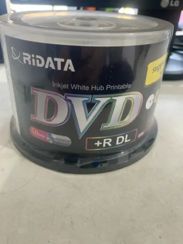 DVD-R Ridata 50 unidades +R DL - Imprimível
