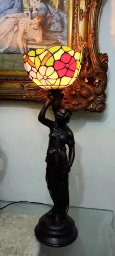 ESCULTURA LUMINARIA TIFFANY(70cm)