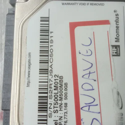 HD sata Samsung 2.5.  500gb