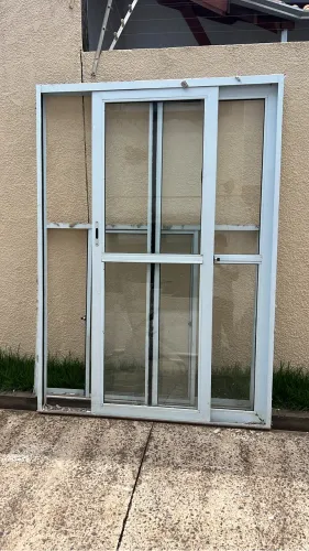 Porta duas folhas aço 150 x 210