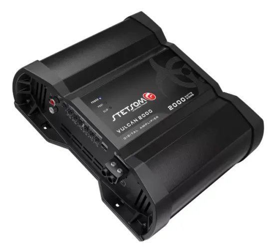 Modulo amplificador Stetsom vulcan 2000 1 canal 1,2 ou 4 ohms Novo 1 ano de garantia